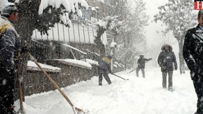 Kar kapıya dayandı!