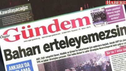 Mesajla iptal edildi!