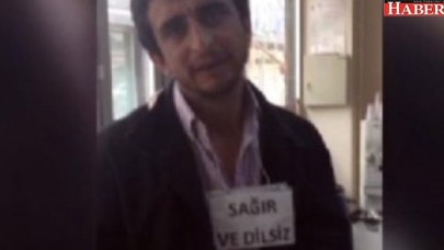 Sağır dilsiz dilenci yakalanınca bülbül kesildi