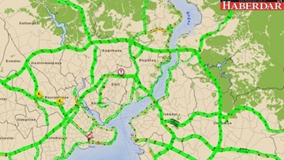 İstanbulda böyle trafik görülmedi!