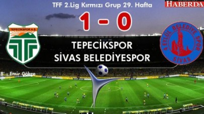 Tepecikspor 1 - Sivas Belediyespor 0