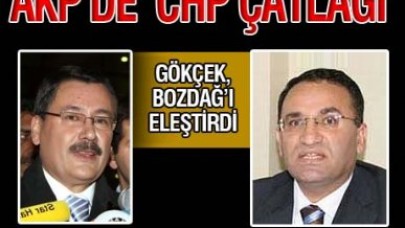 Gökçek, Bozdağ'a ters düştü