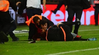 Trabzonspor-Fenerbahçe maçında hakeme saldıran zanlı serbest