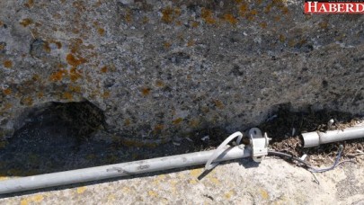 Tarihi köprüde büyük tahribat