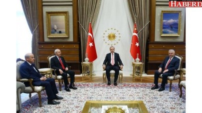 Cumhurbaşkanlığı Sarayındaki tarihi toplantı 2 saat 40 dakika sürdü