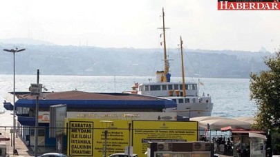 Kabataş İskelesi kapatıldı