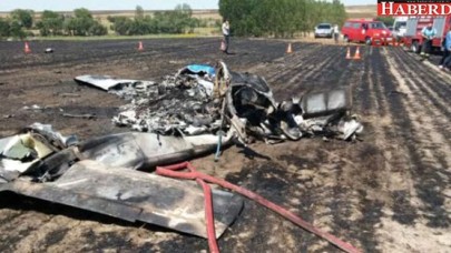 Tekirdağ Çorludan Kalkan Eğitim Uçağı Düştü: 2 Ölü