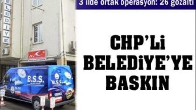 Kırklareli Belediyesine polis araması