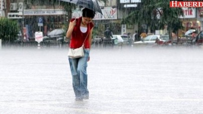 Gök gürültülü sağanak yağış geliyor!
