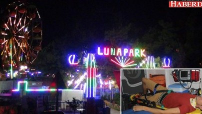Lunaparkta asansör yere çakıldı: 11 yaralı