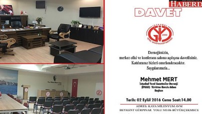İYGAD MERKEZ OFİSİ AÇILIYOR