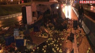 D-100ü kilitleyen kaza