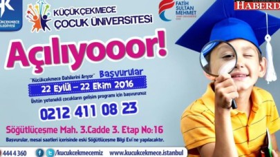 KÜÇÜKÇEKMECEDE ÇOCUK ÜNİVERSİTESİ AÇILIYOR