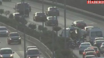 İstanbulda trafiği kilitleyen korkunç olay!