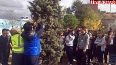 Öğrencilere budama eğitimi verildi