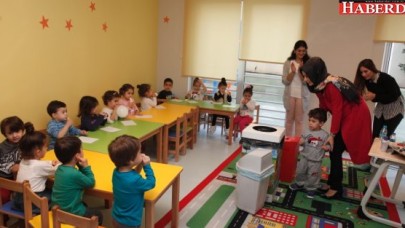 MİNİK ÖĞRENCİLERE GERİ DÖNÜŞÜM EĞİTİMİ