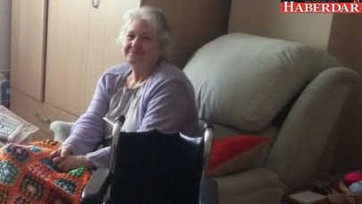 Akgünden felçli hastaya tekerlekli sandalye