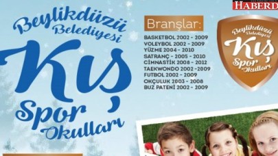 Beylikdüzü Belediyesi Kış Spor Okulları Başlıyor