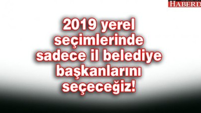 İstanbulda sadece 3 belediye olacak...