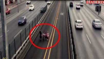 Otoyola atlayan Suriyeli çocuklar ölüme davetiye çıkardı