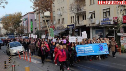 Kadınlar kadına şiddete ‘dur’ dedi