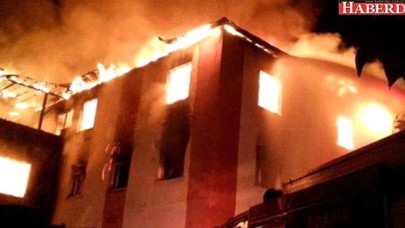 Adanada Kız Öğrenci Yurdunda Yangın Faciası