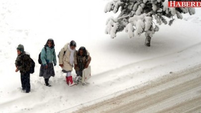 27 İlde Eğitime Kar Engeli