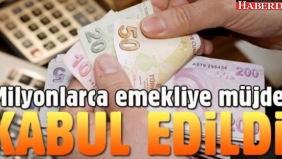 30 yıl üzeri çalışan emeklilere ikramiye ödenmesi kabul edildi