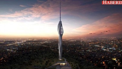 İstanbulun Siluetini Değiştirecek Kule Havadan Görüntülendi
