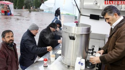 Soğuk kış günlerinde içleri ısıtan hizmet