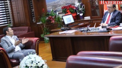 Beylikdüzünün yeni kaymakamı Mehmet Okura ziyaret