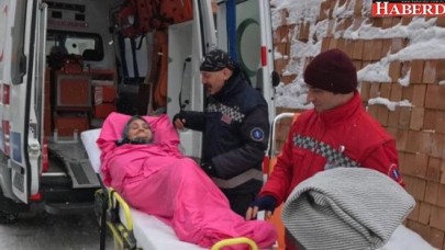 &quot;SAĞLIK&quot; Karda Yollardaydı