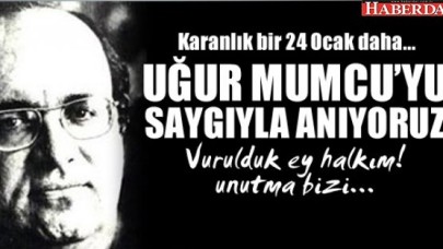 Uğur Mumcuyu saygıyla anıyoruz...