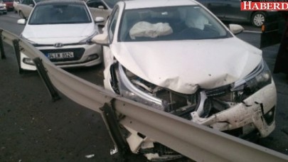 E-5te makas atan sürücü zincirleme kazaya yol açtı