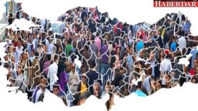 Türkiyenin nüfusu 2016da 1 milyon artış gösterdi