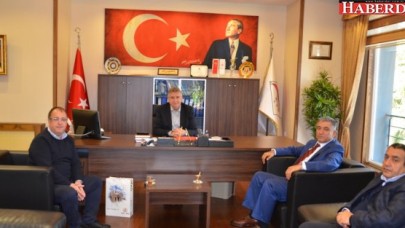 Mecitözü Belediye Başkanı Ünal Yavuz, Başkan Cem Kara’yı ziyaret etti