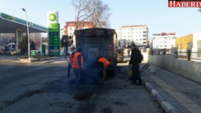 Kış şartlarından kaynaklanan sorunlar çözülüyor