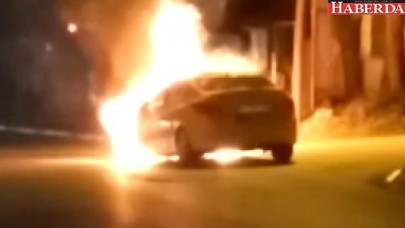 Yolcusu Bulunan Ticari Taksi Alevlere Teslim Oldu