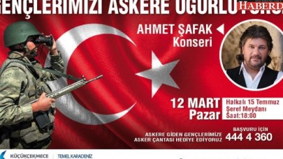 GENÇLERİMİZİ ASKERE UĞURLUYORUZ