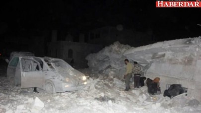 Amerika Halepte camii bombaladı