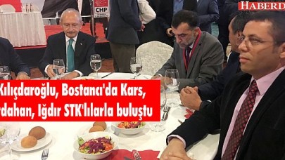 Kılıçdaroğlu, Bostancıda Kars, Ardahan, Iğdır STKlılarla buluştu
