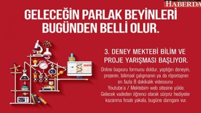 3. Deney Mektebim Bilim ve Proje Yarışması başlıyor