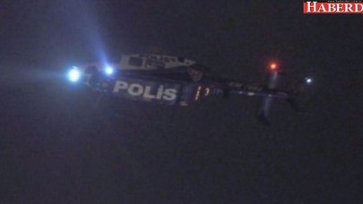 İstanbulda helikopter destekli operasyon