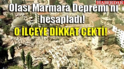 Korkutan Marmara depremi açıklaması!