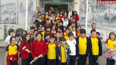 Öğrenciler belediye hizmetlerini yerinde öğrendi