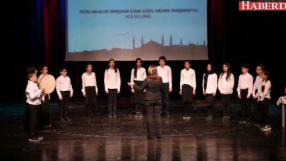 ÖĞRENCİLER GÜZEL EZAN OKUMAK İÇİN YARIŞTI