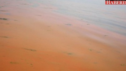 Marmara Denizi Turuncuya Büründü