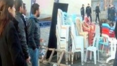 BDP'nin çadırına polis baskını