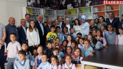 Adnan Kahveci İlkokulu’nda kütüphane sevinci