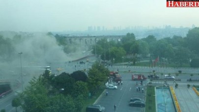 İstanbul Bisikletçiler Çarşısında yangın